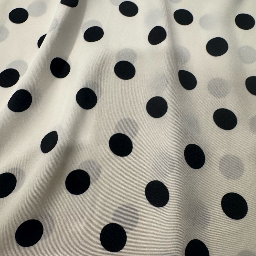 Liverpool Black and White Polka Dot Blouse - Picture 6 of 10